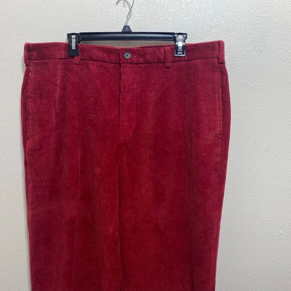 Brooks Brothers Red Corduroy Pants Men's Size 40"X32" - Picture 2 of 11